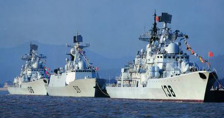 中国东海舰队指挥部主照明