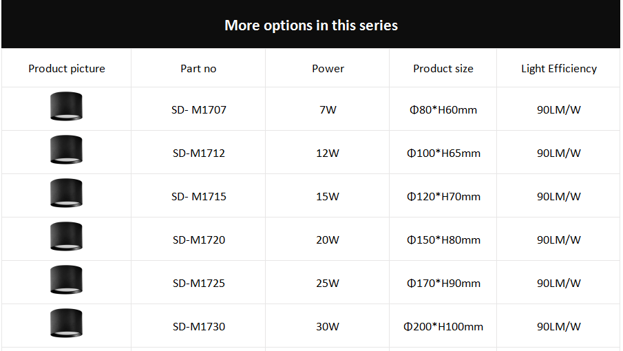 SUMIT Surface Mounted Downlight M17(图1) SUMIT Surface Mounted Downlight M17(图1)